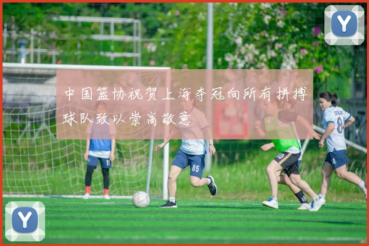 中国篮协祝贺上海夺冠向所有拼搏球队致以崇高敬意